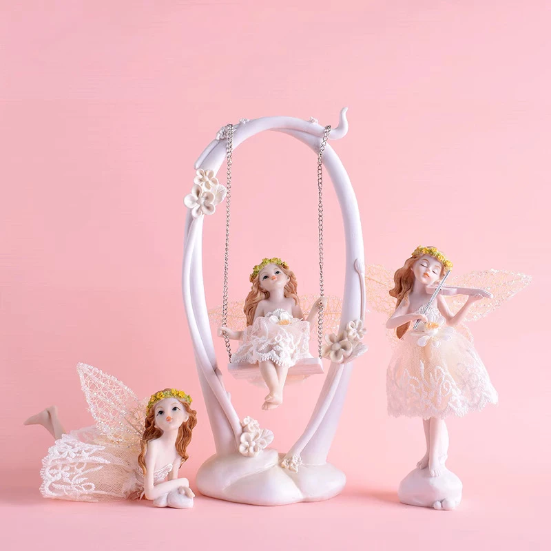 Europe Violin Playing Guitar Angel Flower Fairy Resin Miniature Figurines Crafts Girl's Birthday Gift Kawaii Cute Home Decor
Europe Violin Playing Guitar Angel Flower Fairy Resin Miniature Figurines Crafts Girl's Birthday Gift Kawaii Cute Home Decor
