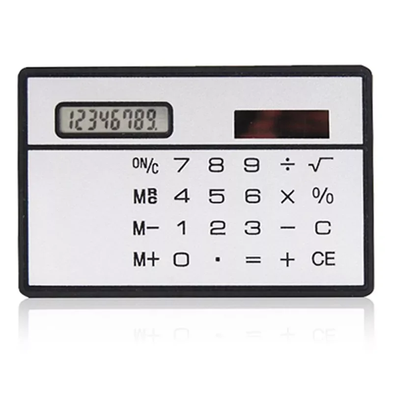 Credit Card Cheap Solar Power Pocket Calculator Novelty Small Travel Compact wholesale
Credit Card Cheap Solar Power Pocket Calculator Novelty Small Travel Compact wholesale