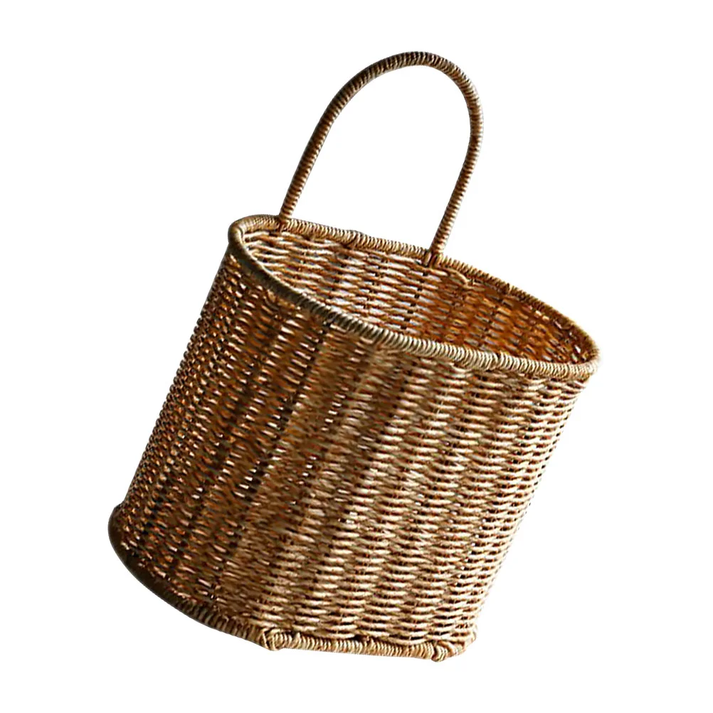 Basket Hanging Wall Woven Storage Rattan Planter Flower Pot Wicker Baskets Plant Fruit Display Crystal Shelf Decorative
Basket Hanging Wall Woven Storage Rattan Planter Flower Pot Wicker Baskets Plant Fruit Display Crystal Shelf Decorative
