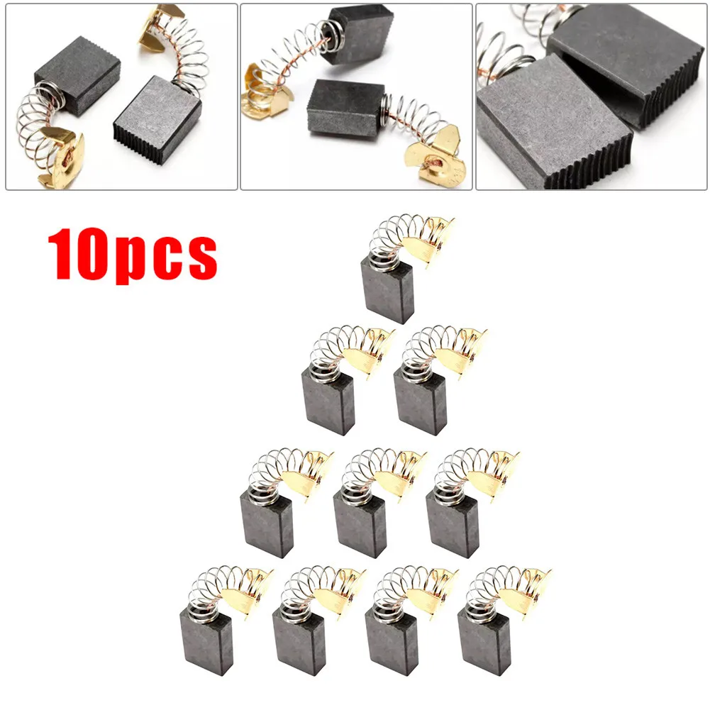 10PCS Carbon Brushes Accessories Black + Gold Circular Saw DW364 DW384 Durable For 2683 Type For DW362K Replacement
10PCS Carbon Brushes Accessories Black + Gold Circular Saw DW364 DW384 Durable For 2683 Type For DW362K Replacement