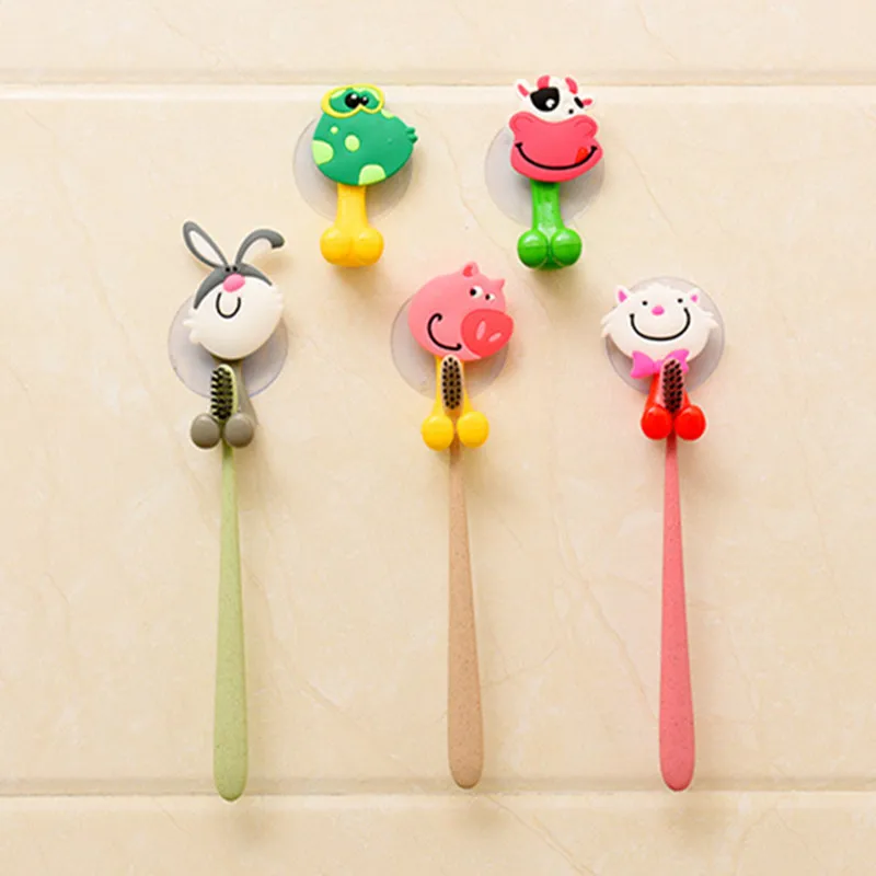 High Quality cute Cartoon sucker toothbrush holder suction hooks bathroom set accessories Eco-Friendly
High Quality cute Cartoon sucker toothbrush holder suction hooks bathroom set accessories Eco-Friendly