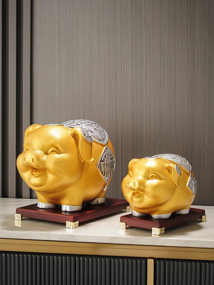 Resin Large Money Box Luxury Ornament Wedding Anti Fall Coin Pig Piggy Bank for Papper Money Living Room hucha Home Decoration
Resin Large Money Box Luxury Ornament Wedding Anti Fall Coin Pig Piggy Bank for Papper Money Living Room hucha Home Decoration