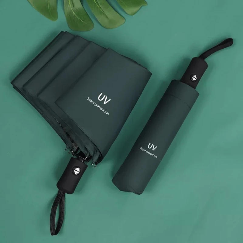 Fully Automatic UV Three-folding Umbrellas Fruit Pattern Rain Wind Resistant Auto Umbrella Luxury Black Coating Parasol Gifts
Fully Automatic UV Three-folding Umbrellas Fruit Pattern Rain Wind Resistant Auto Umbrella Luxury Black Coating Parasol Gifts