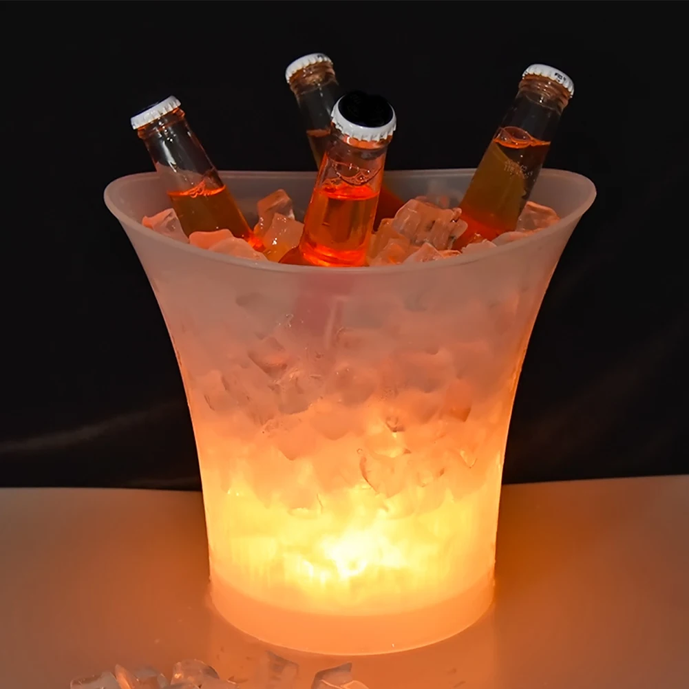 Large Capacity LED Ice Buckets 3.5/4/5L Colorful Wine Ice Bucket Drink Container Lighted with 7Color Changing for Party Home Bar
Large Capacity LED Ice Buckets 3.5/4/5L Colorful Wine Ice Bucket Drink Container Lighted with 7Color Changing for Party Home Bar