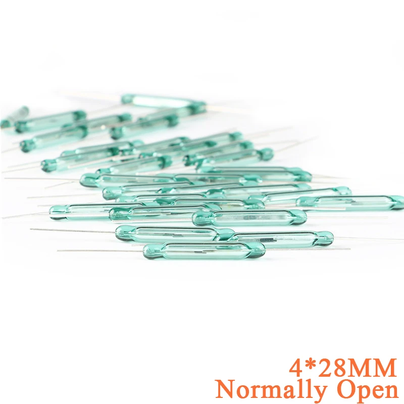 20pcs Reed Switch Sensor 4x28mm Normally Open Sensor NO 4*28mm Magnetic Switch
20pcs Reed Switch Sensor 4x28mm Normally Open Sensor NO 4*28mm Magnetic Switch