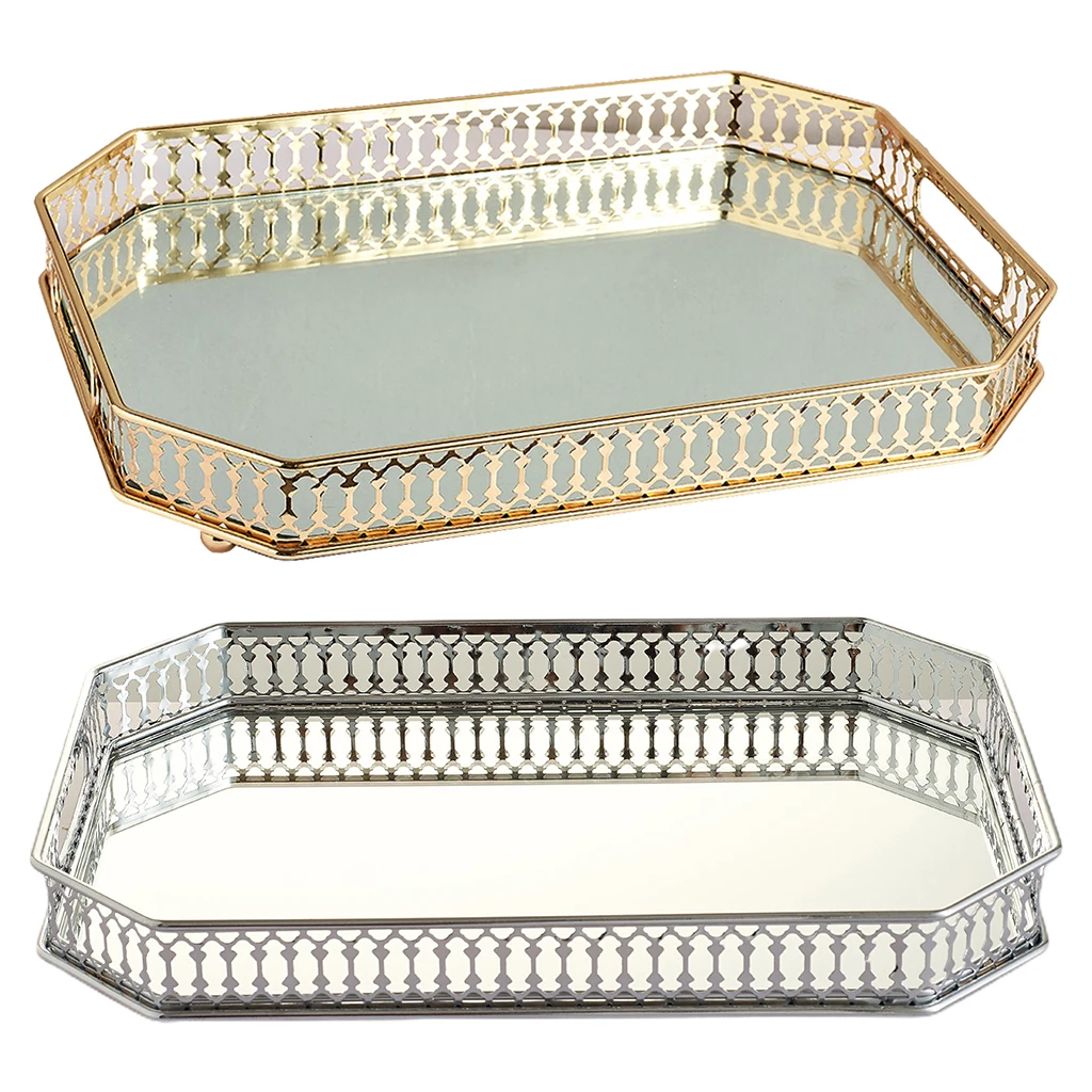 European Style Retro Vanity Mirror Tray Dressing Table Jewelry Cosmetic Bracelet Storage Tray Decoration Display Home Ornament
European Style Retro Vanity Mirror Tray Dressing Table Jewelry Cosmetic Bracelet Storage Tray Decoration Display Home Ornament