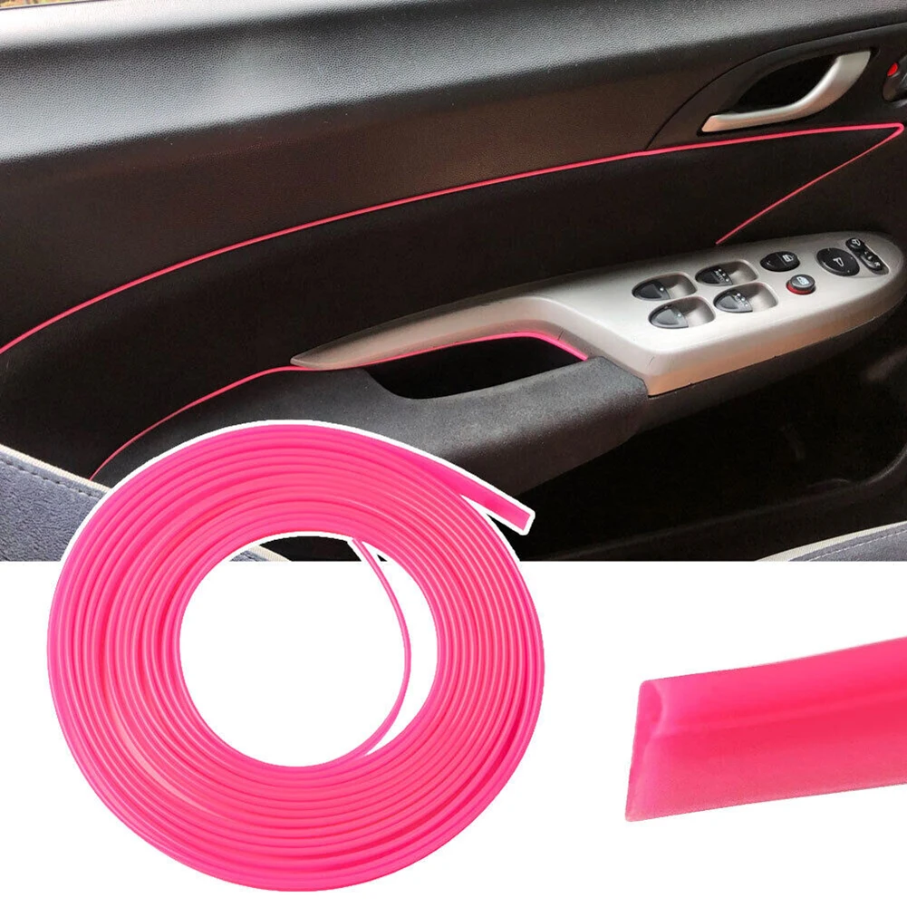 5M Pink Edge Gap Door Panel Molding Line Trims Car Interior Accessories Door Panel Molding Line Decorative Strip
5M Pink Edge Gap Door Panel Molding Line Trims Car Interior Accessories Door Panel Molding Line Decorative Strip