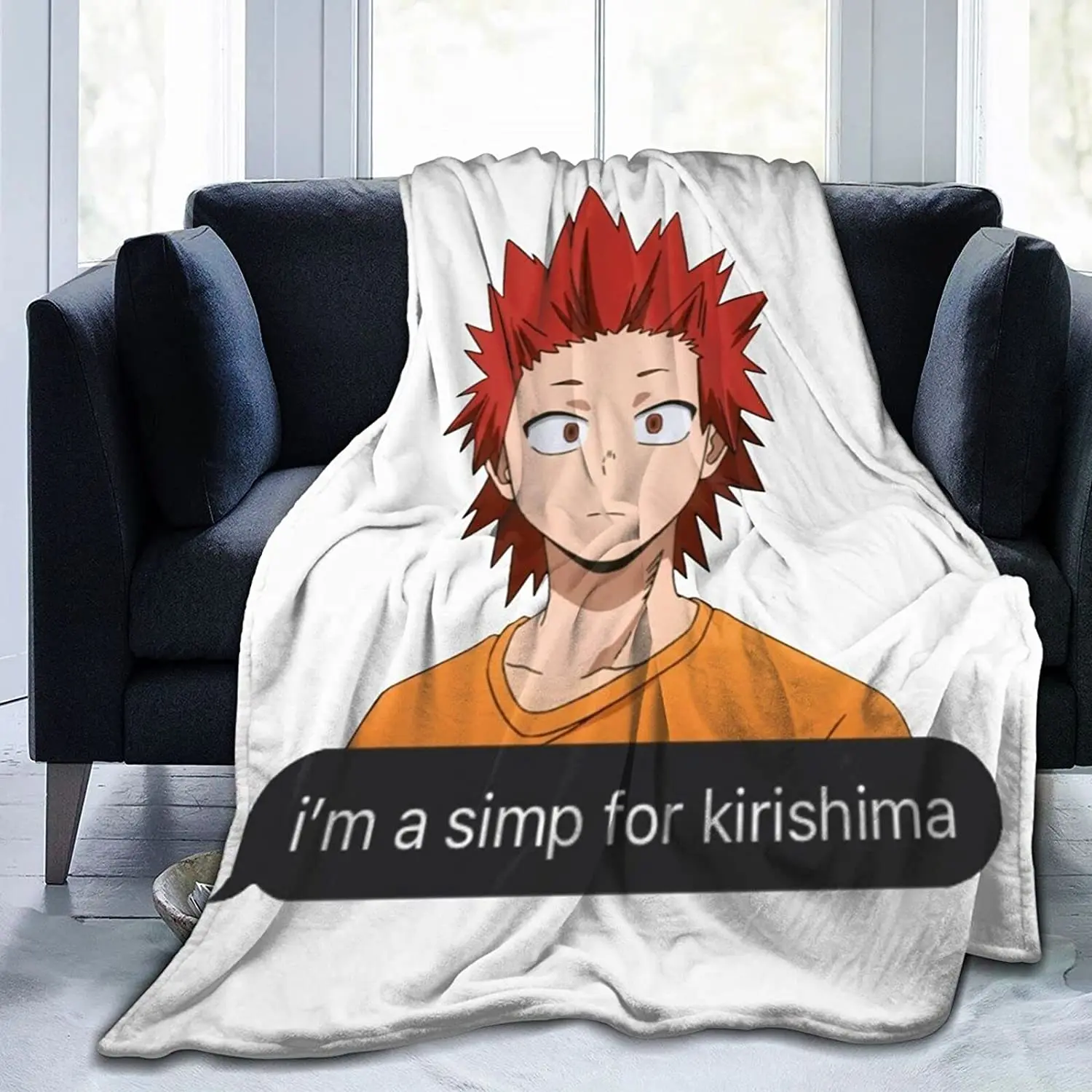 Kirishima Simp Soft Flannel Blanket Lightweight Fleece Blanket Air Conditioner is Suitable for Bedroom Living Room Sofa
Kirishima Simp Soft Flannel Blanket Lightweight Fleece Blanket Air Conditioner is Suitable for Bedroom Living Room Sofa