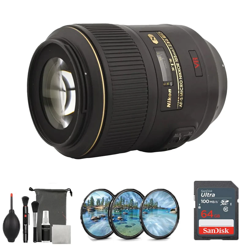 

Nikon AF-S VR Micro 105mm f/2.8G IF-ED Lens For Nikon SLR Cameras