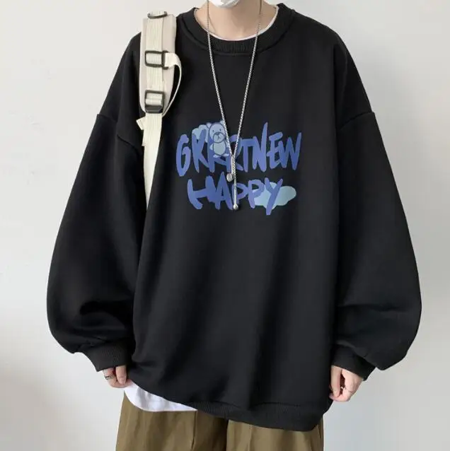 Spring Men's Long-Sleeved Letter Pattern Fashion Round-collar Loose Casual T-Shirt ABD136
Spring Men's Long-Sleeved Letter Pattern Fashion Round-collar Loose Casual T-Shirt ABD136