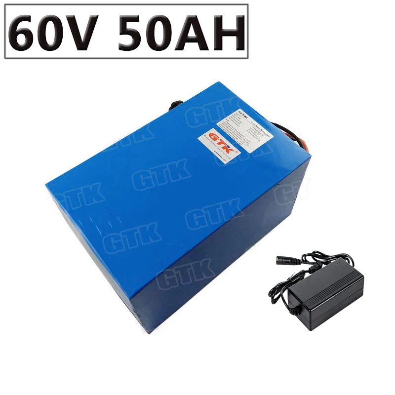 Lithium 60V 50Ah li ion battery pack with BMS for 4800w welectric scooter power supply motorcycle energy storage +5A charger
Lithium 60V 50Ah li ion battery pack with BMS for 4800w welectric scooter power supply motorcycle energy storage +5A charger