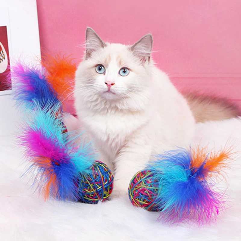 Игрушки для кошек, красочные пряжи, смешные Коты с перьями, интерактивные игрушки, игрушки для кошек, игрушки для домашних животных
Игрушки для кошек, красочные пряжи, смешные Коты с перьями, интерактивные игрушки, игрушки для кошек, игрушки для домашних животных