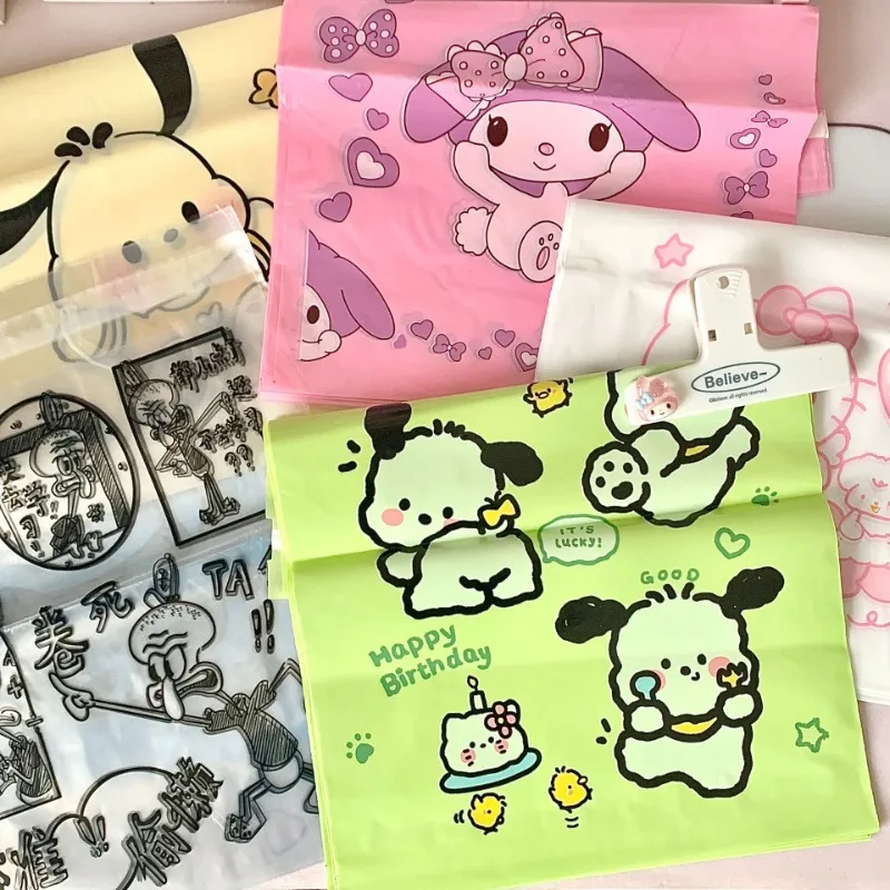Sanrio Kawaii милый мультяшный моя мелодия похвалка Kuromi HelloKitty липкий тройной мешок