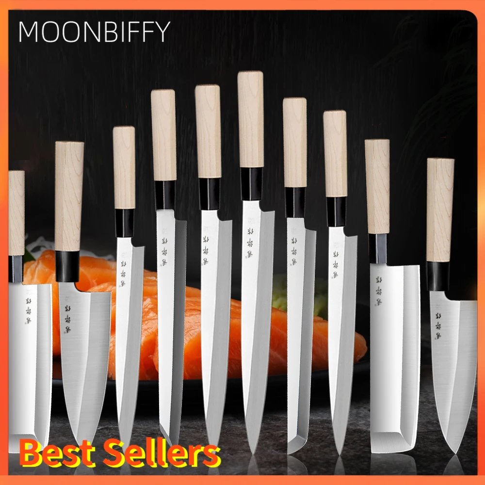 Japanese Salmon Sashimi Knife Professional Meat Cutting Fish Raw Sushi Cooking Filleting Kitchen Chef Knives Cocina Faca Items
Japanese Salmon Sashimi Knife Professional Meat Cutting Fish Raw Sushi Cooking Filleting Kitchen Chef Knives Cocina Faca Items