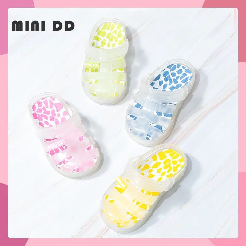2022 Mini DD New Style Children's Slippers Roma Design Fashion Girl Leopard Sole Jelly Shoes Kids Beach Transparent Sandal DD029
2022 Mini DD New Style Children's Slippers Roma Design Fashion Girl Leopard Sole Jelly Shoes Kids Beach Transparent Sandal DD029