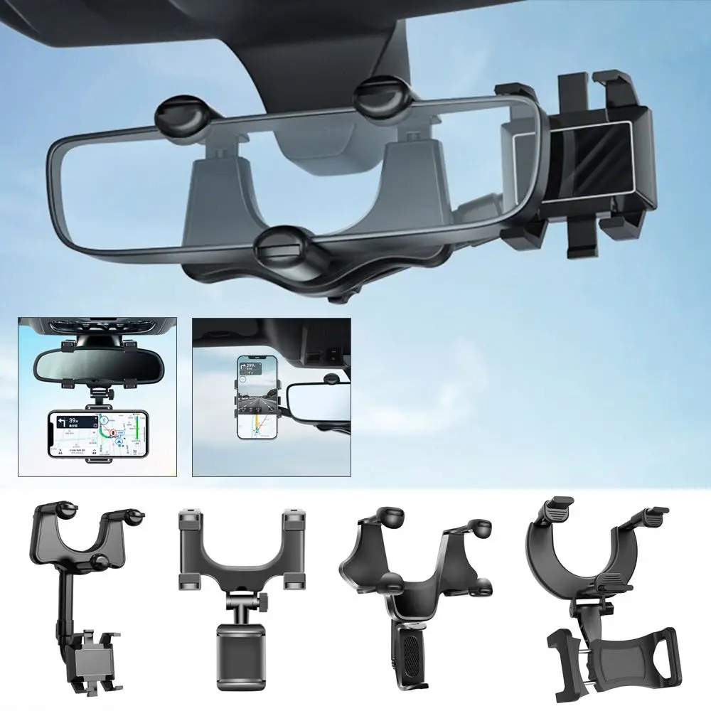 Currency Rotatable Black Telescopic Support Mobile Phone Holder Rearview Mirror Vehicle Mount 360 ° Rotating Bracket
Currency Rotatable Black Telescopic Support Mobile Phone Holder Rearview Mirror Vehicle Mount 360 ° Rotating Bracket