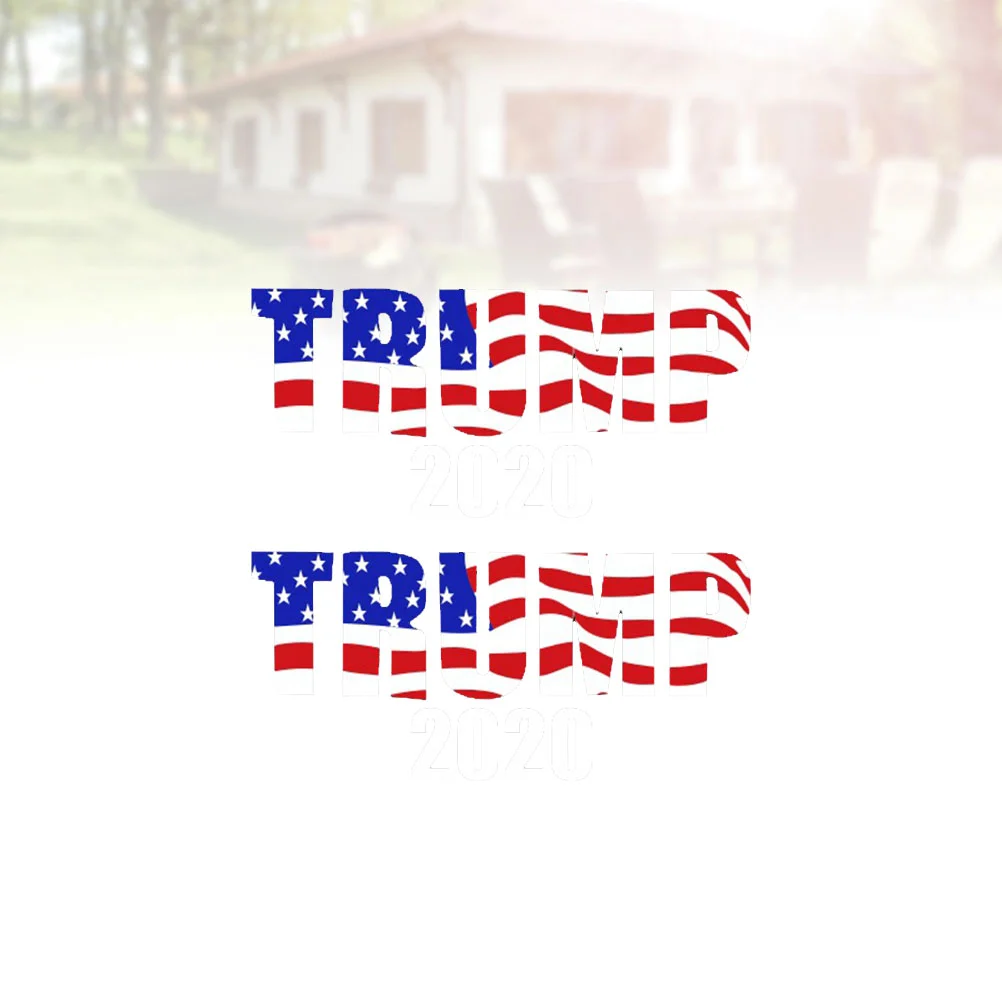 2pcs Creative 2020 Design Car Sticker United States Presidential Election Car Label Automobile Decal Automobile Decor
2pcs Creative 2020 Design Car Sticker United States Presidential Election Car Label Automobile Decal Automobile Decor