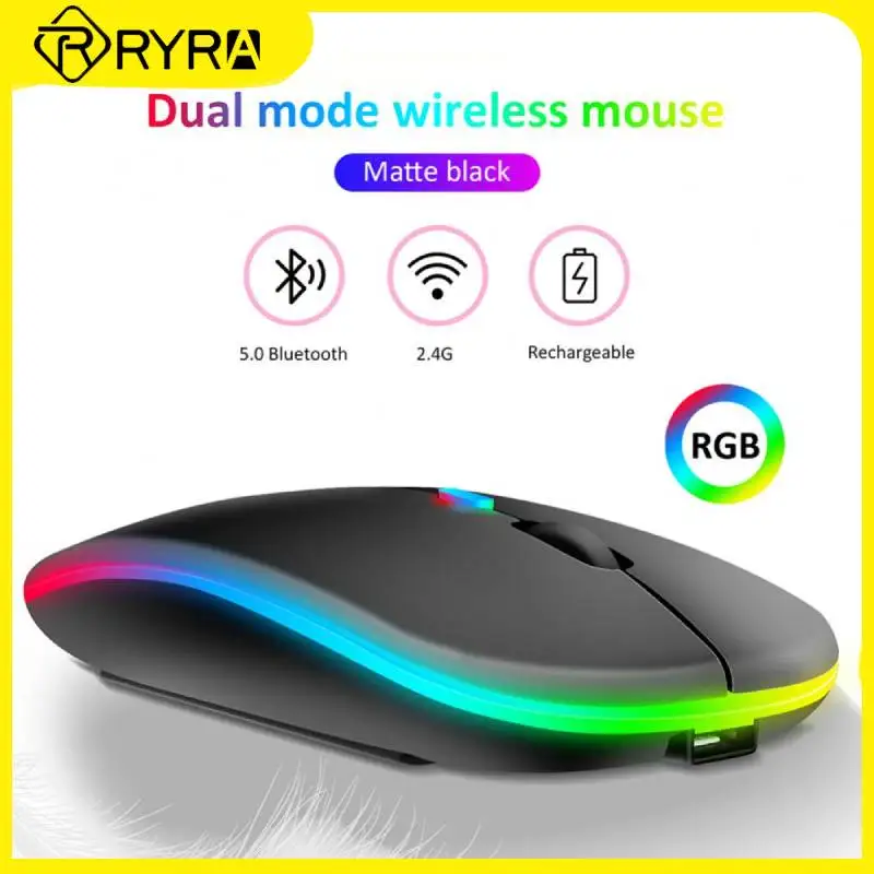 RYRA 2.4Ghz Wireless Charging Mouse Silent Computer Supplies USB Rechargeable Mice For Laptop Macbook Gamer Office Accessories
RYRA 2.4Ghz Wireless Charging Mouse Silent Computer Supplies USB Rechargeable Mice For Laptop Macbook Gamer Office Accessories