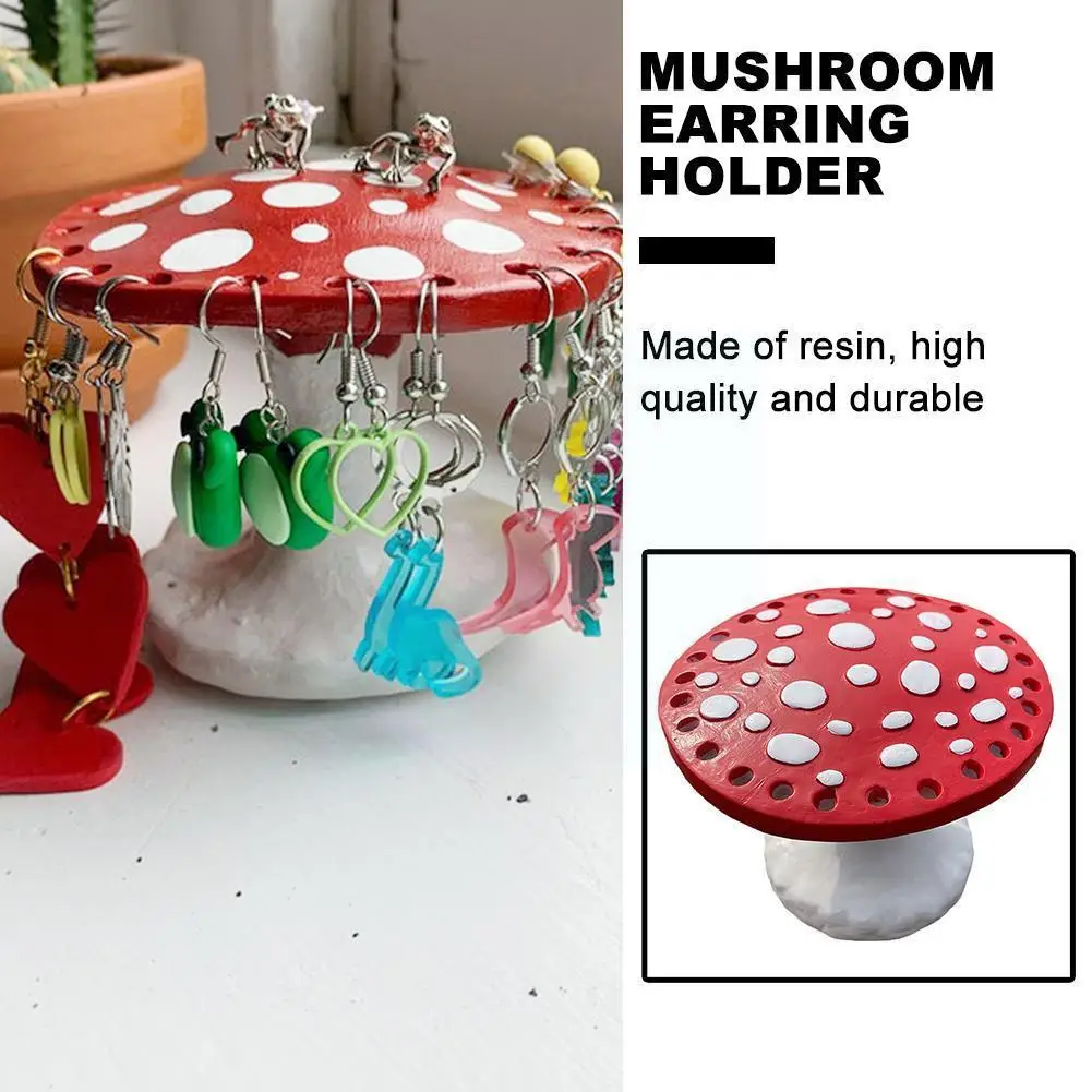Mushroom Earring Stand Earring Bracelet Resin Display Girl Girlfriend Decoration Storage Desk Makeup Cute Stand Box Gift Je Y0H7 
Mushroom Earring Stand Earring Bracelet Resin Display Girl Girlfriend Decoration Storage Desk Makeup Cute Stand Box Gift Je Y0H7