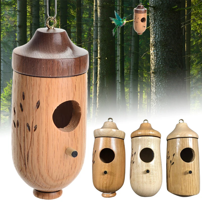 Новый деревянный домик для птиц, погодозащищенный наружный подвесной домик для птиц, декоративный домик для сада и патио для колибри
Новый деревянный домик для птиц, погодозащищенный наружный подвесной домик для птиц, декоративный домик для сада и патио для колибри