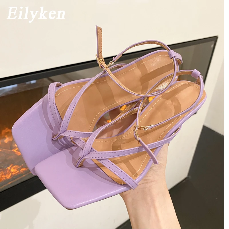 Eilyken Purple Gladiator Sandals High Heels Fashion Brand Buckle Strap Sexy Pumps Square Pinch Toe Stripper Shoes
Eilyken Purple Gladiator Sandals High Heels Fashion Brand Buckle Strap Sexy Pumps Square Pinch Toe Stripper Shoes