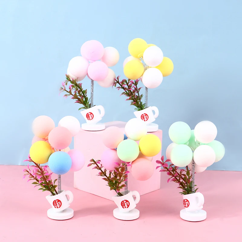 Dollhouse Colorful Balloons Doll Home Garden Ornaments Car Decorations Toys For KID Children Play House Doll Accessories 
Dollhouse Colorful Balloons Doll Home Garden Ornaments Car Decorations Toys For KID Children Play House Doll Accessories