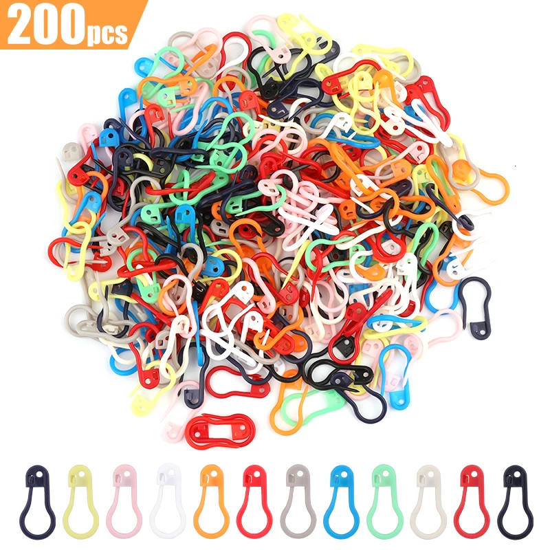 LMDZ 200 PCS Plastic Gourd Safety Pins Clothing Tag Pins Bulb Calabash Pin Bead Needle for DIY Knitting Stitch Markers Tools 
LMDZ 200 PCS Plastic Gourd Safety Pins Clothing Tag Pins Bulb Calabash Pin Bead Needle for DIY Knitting Stitch Markers Tools