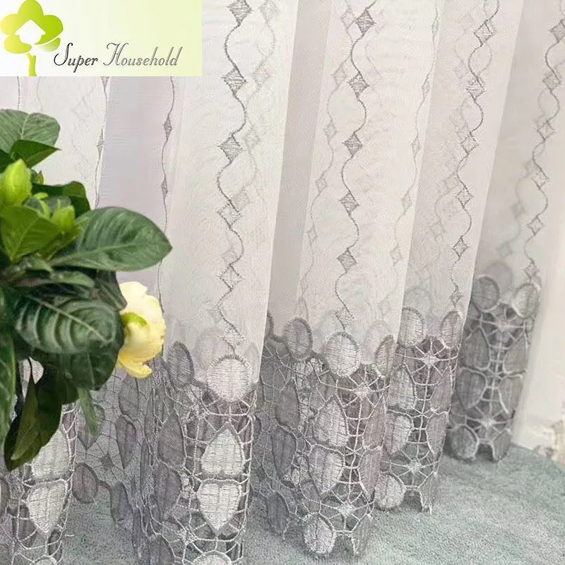 Pastoral Gray Embroidery Diamond StripeTulle Curtains for Living Room White Lace Loving Heart Bottom Sheer Bedroom Window Drapes
Pastoral Gray Embroidery Diamond StripeTulle Curtains for Living Room White Lace Loving Heart Bottom Sheer Bedroom Window Drapes