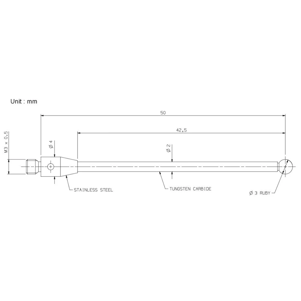 Touch Probe High Quality CMM Touch Probe with Good Corrosion Resistance and Tungsten Steel Dial Indicator Probe
Touch Probe High Quality CMM Touch Probe with Good Corrosion Resistance and Tungsten Steel Dial Indicator Probe