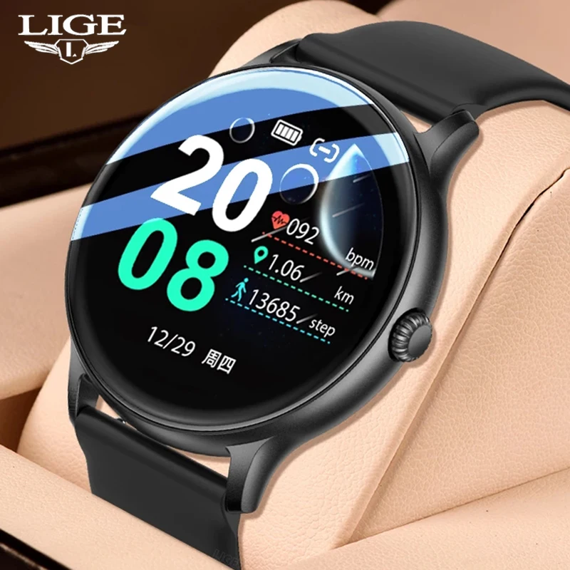 LIGE 2022 New Smart Watch Men Full Touch Screen Sport Fitness Watch IP67 Waterproof Bluetooth For Android ios smartwatch Women
LIGE 2022 New Smart Watch Men Full Touch Screen Sport Fitness Watch IP67 Waterproof Bluetooth For Android ios smartwatch Women