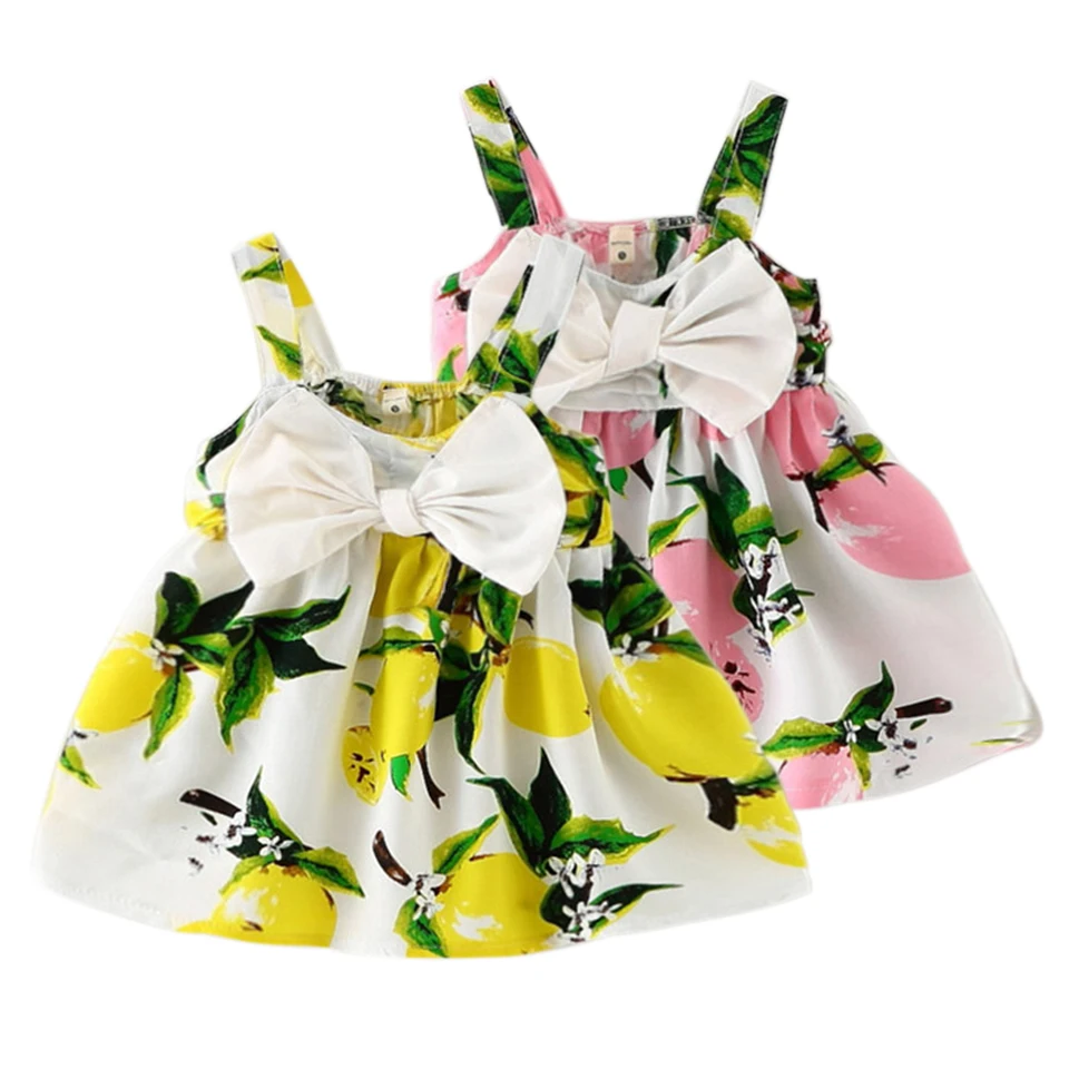 Girls Summer Dress Lemon Print Baby Girls Sleeveless Suspender Skirt Newborn Infant Dresses Princess Birthday Dress Girl clothes
Girls Summer Dress Lemon Print Baby Girls Sleeveless Suspender Skirt Newborn Infant Dresses Princess Birthday Dress Girl clothes