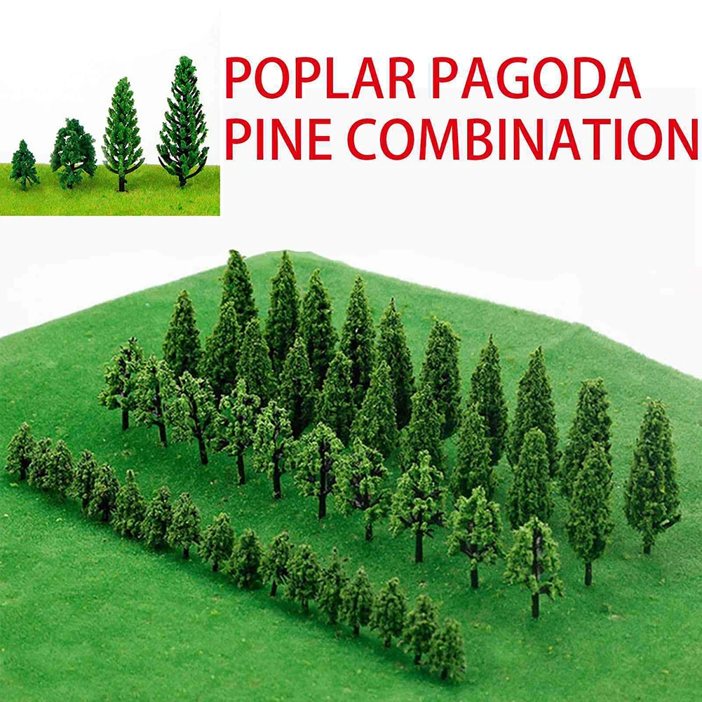 50PCS Trees Model Artificial Trees Train Railroad Wargame Diorama Scenery Scale DIY Building Landscape Accessories Toys For Kids
50PCS Trees Model Artificial Trees Train Railroad Wargame Diorama Scenery Scale DIY Building Landscape Accessories Toys For Kids