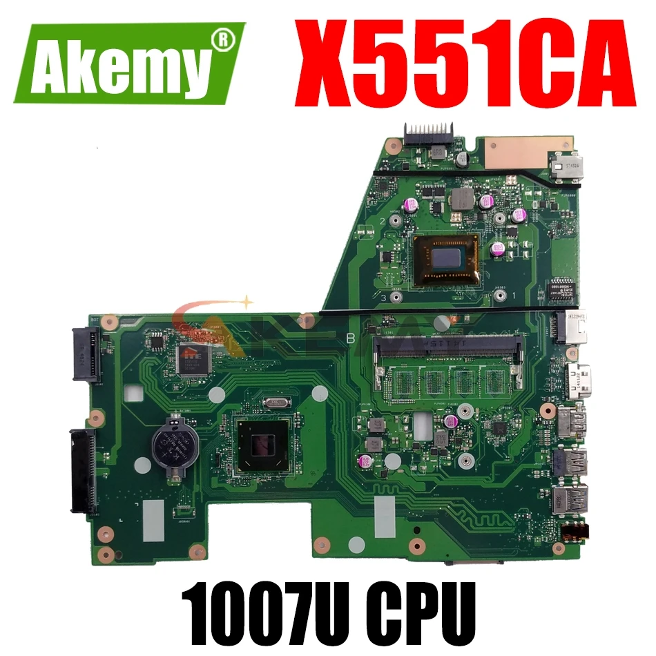 Материнская плата AKEMY X551CA для ноутбука ASUS X551CA X551CAP, оригинальная материнская плата 1007U 1xslot
Материнская плата AKEMY X551CA для ноутбука ASUS X551CA X551CAP, оригинальная материнская плата 1007U 1xslot
