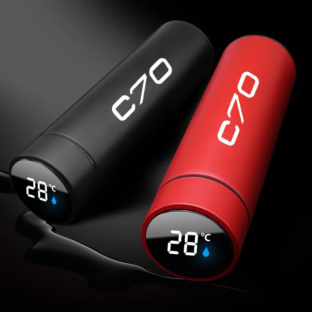 Smart touch Display Temperature Thermos Bottle For VOLVO C70 Creative Smart Insulated Bottle Coffee Mug Auto Accessories
Smart touch Display Temperature Thermos Bottle For VOLVO C70 Creative Smart Insulated Bottle Coffee Mug Auto Accessories