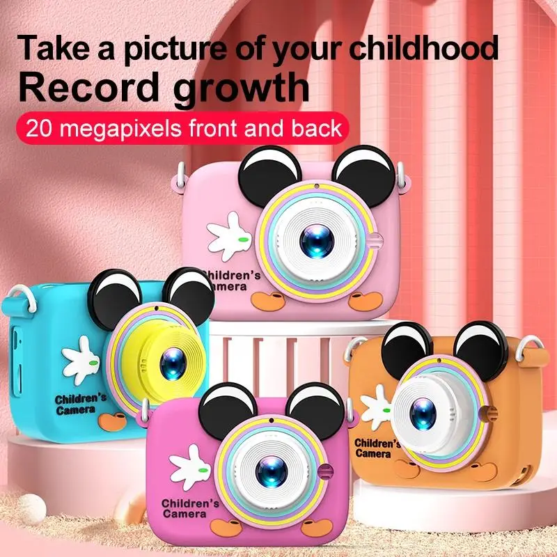 Children's Mini Camera High-definition Front And Rear 2000w Dual Camcorder Cartoon Digital Camera Boy And Girl Toy Birthday Gift
Children's Mini Camera High-definition Front And Rear 2000w Dual Camcorder Cartoon Digital Camera Boy And Girl Toy Birthday Gift