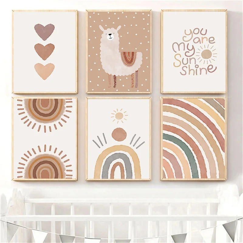 Nordic Rainbow Heart Unicorn Bear Nursery Posters And Prints Kids Room Canvas Painting Baby Bedroom Home Decor Wall Art Pictures
Nordic Rainbow Heart Unicorn Bear Nursery Posters And Prints Kids Room Canvas Painting Baby Bedroom Home Decor Wall Art Pictures