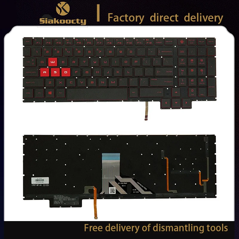 Клавиатура Siakoocty для HP OMEN 15-ce198wm 15-ce199nr 15-ce011dx 15-ce013dx с красной подсветкой
Клавиатура Siakoocty для HP OMEN 15-ce198wm 15-ce199nr 15-ce011dx 15-ce013dx с красной подсветкой
