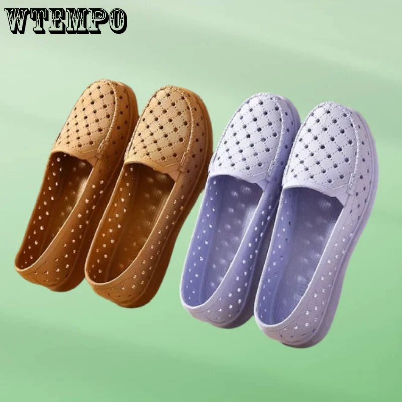 Женские босоножки WTEMPO на плоской подошве, летние женские открытые сандалии, дышащие уличные пляжные повседневные туфли без шнуровки, оптовая продажа
Женские босоножки WTEMPO на плоской подошве, летние женские открытые сандалии, дышащие уличные пляжные повседневные туфли без шнуровки, оптовая продажа