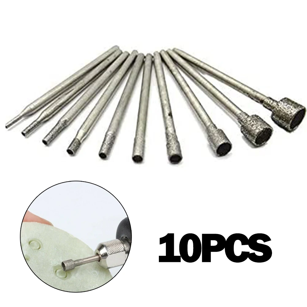 10Pcs Set 0.8-5mm 2.35mm Shank Diamond Burr Core Bits Grinding Head Rotary Woodworking Tools Herramientas Ferramentas Taladro
10Pcs Set 0.8-5mm 2.35mm Shank Diamond Burr Core Bits Grinding Head Rotary Woodworking Tools Herramientas Ferramentas Taladro