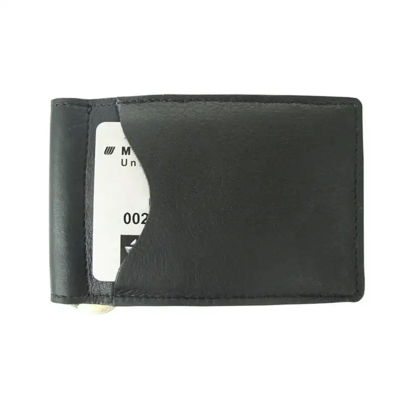 

WALLET Chic Bi-Fold Money Clip Wallet - Stylish and Slim Genuine Leather Credit Cardholder, Slim Wallet for Men with Cash Compar