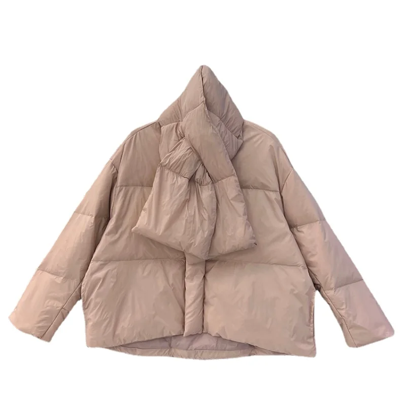 2022 New Korean Women's Down Jacket White Duck Down Collar Warm Winter Coat Long Sleeve Solid Color Casual Clothes H253
2022 New Korean Women's Down Jacket White Duck Down Collar Warm Winter Coat Long Sleeve Solid Color Casual Clothes H253