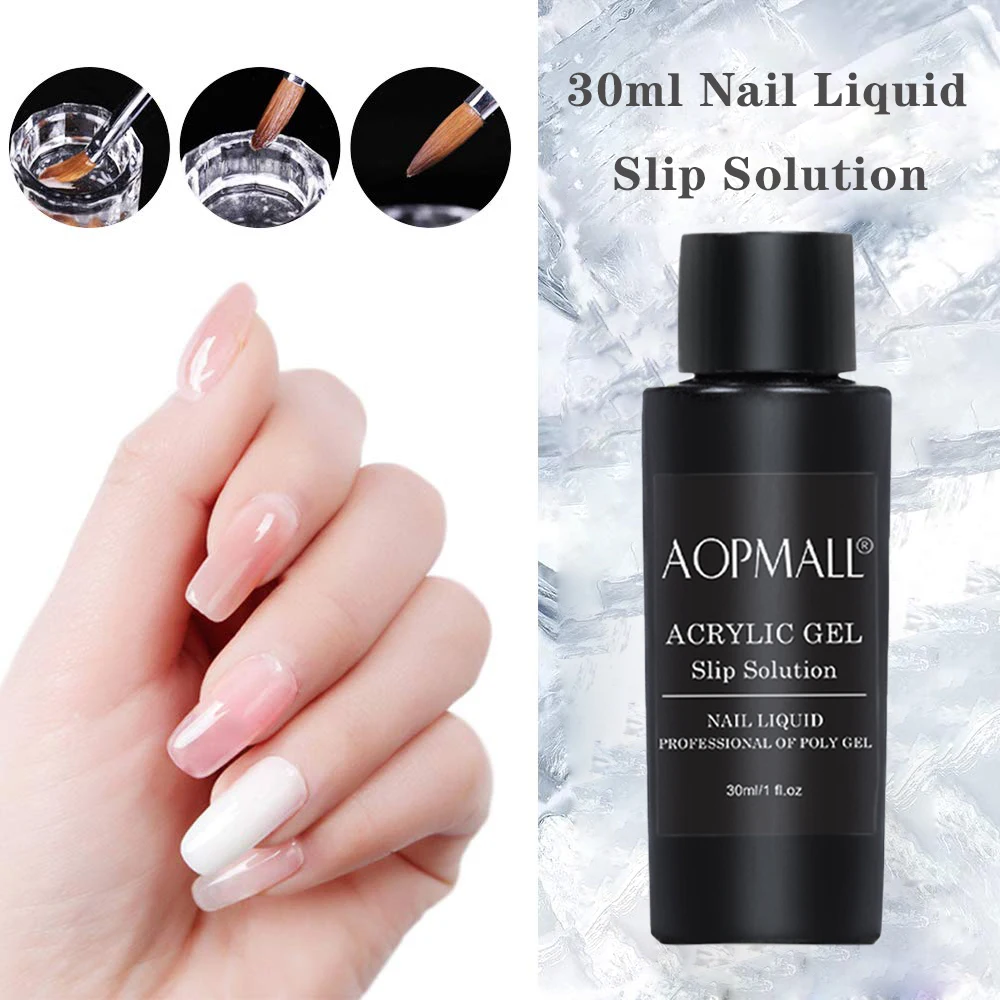 AOPMALL® 30ml Acrylic Gel Liquid Slip Solution Extension Nail Gel Brush Nail Tool Clear Nail Tips Thick Jelly Gel Slip
AOPMALL® 30ml Acrylic Gel Liquid Slip Solution Extension Nail Gel Brush Nail Tool Clear Nail Tips Thick Jelly Gel Slip