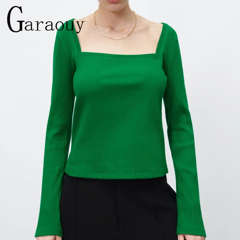 Весна 2022, женская футболка Garaouy, универсальная облегающая Базовая женская рубашка с квадратным воротником и длинным рукавом, 4 цвета внутри, ...
Весна 2022, женская футболка Garaouy, универсальная облегающая Базовая женская рубашка с квадратным воротником и длинным рукавом, 4 цвета внутри, ...