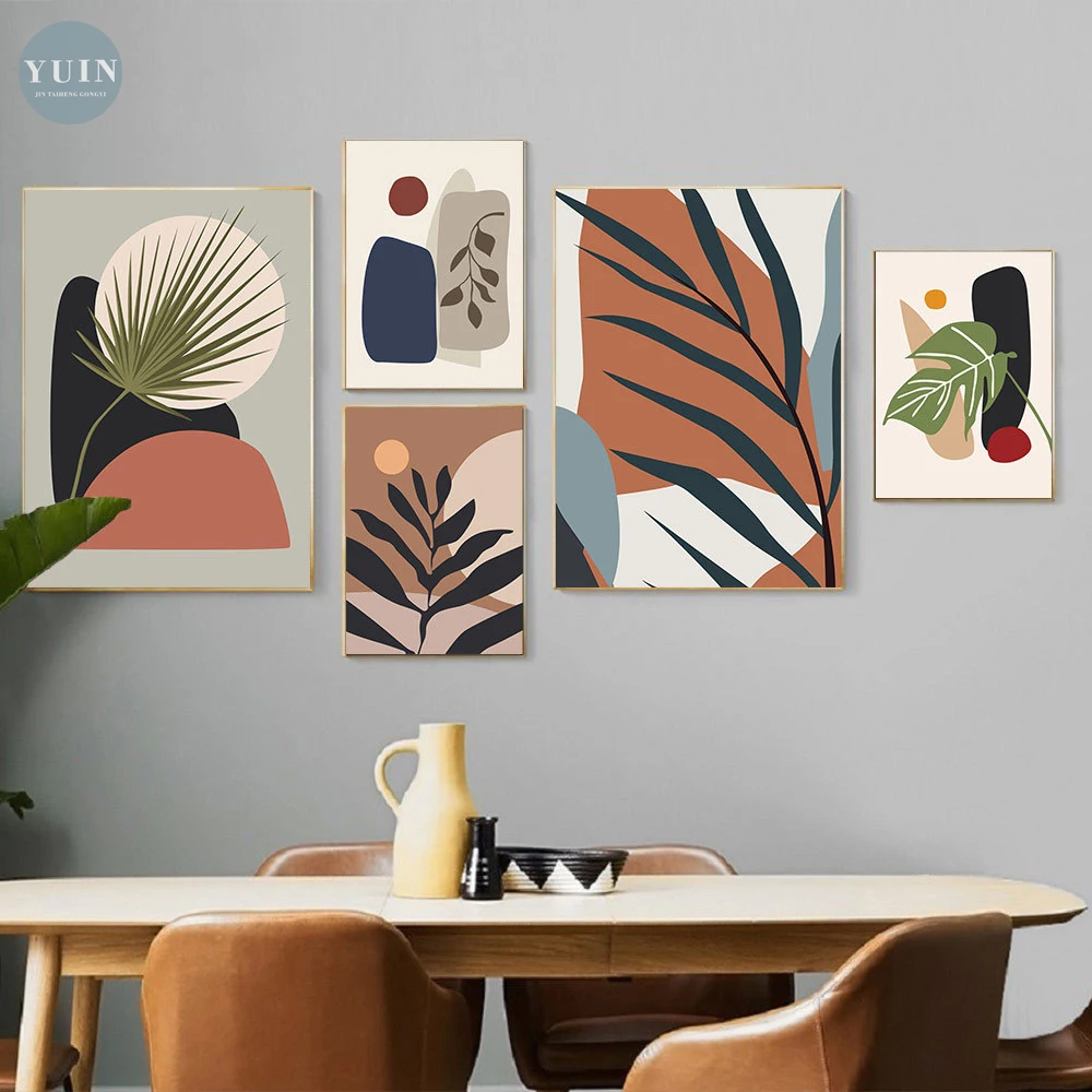 Abstract Canvas Painting Leaves Print Boho Poster Geometry Wall Art Prints Vintage Wall Pictures For Living Room Decoration
Abstract Canvas Painting Leaves Print Boho Poster Geometry Wall Art Prints Vintage Wall Pictures For Living Room Decoration