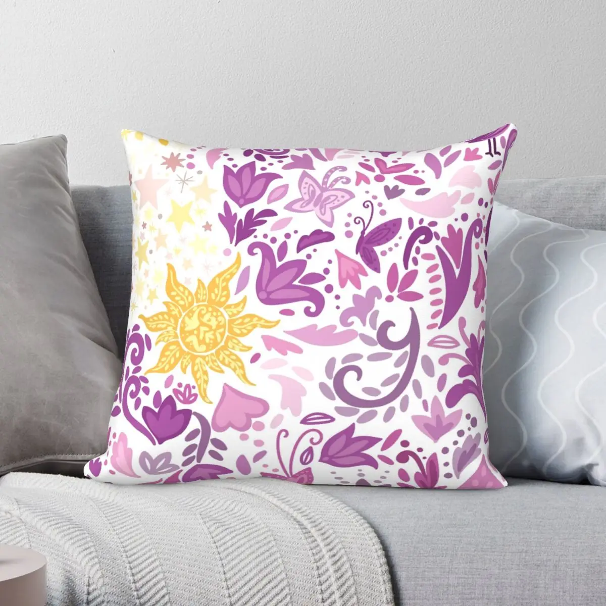 Dreamer квадратный чехол для подушки из полиэстера и льна, бархатный креативный декоративный чехол для подушки на молнии, чехол для дивана, нав...