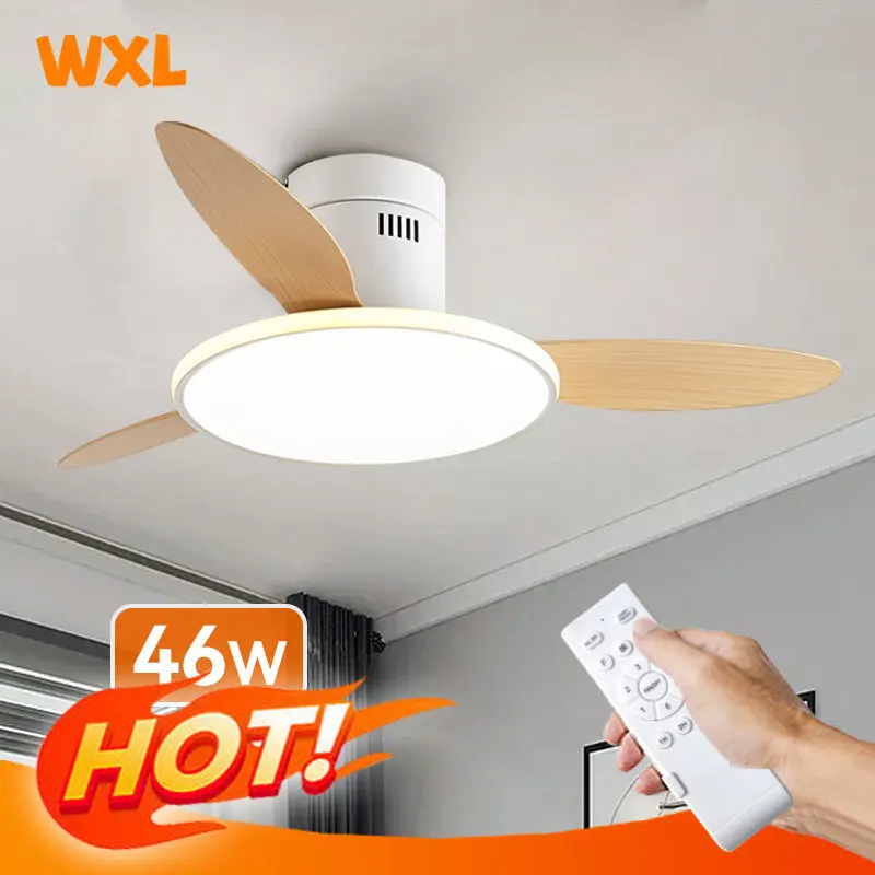 3 leaves Scandinavian LED ceiling fan creative remote control fan ceiling light restaurant bedroom living room home fan
3 leaves Scandinavian LED ceiling fan creative remote control fan ceiling light restaurant bedroom living room home fan