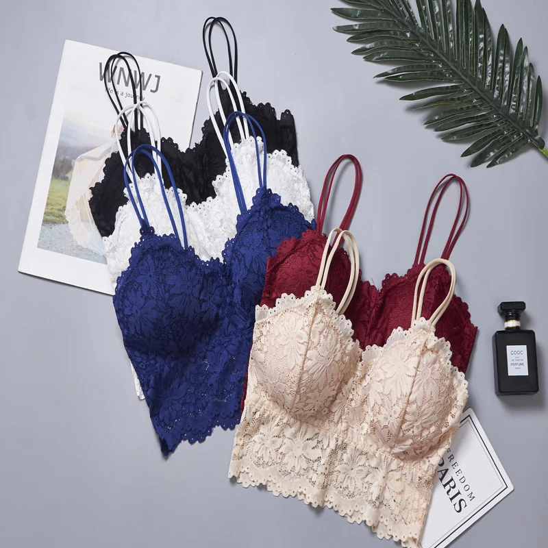 New Women Wireless Lace Bra Push Up Bralette Sexy Lingerie Full Cup Backless Vest Ultrath Brassiere Soft Top Plus Size Underwear 
New Women Wireless Lace Bra Push Up Bralette Sexy Lingerie Full Cup Backless Vest Ultrath Brassiere Soft Top Plus Size Underwear