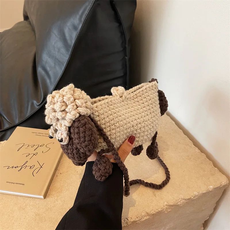 2023 New Female Small Shoulder Bag Korean Wool Knitted Woven Mini Crossbody Bag for Woman Personality Handbags Shopper
2023 New Female Small Shoulder Bag Korean Wool Knitted Woven Mini Crossbody Bag for Woman Personality Handbags Shopper