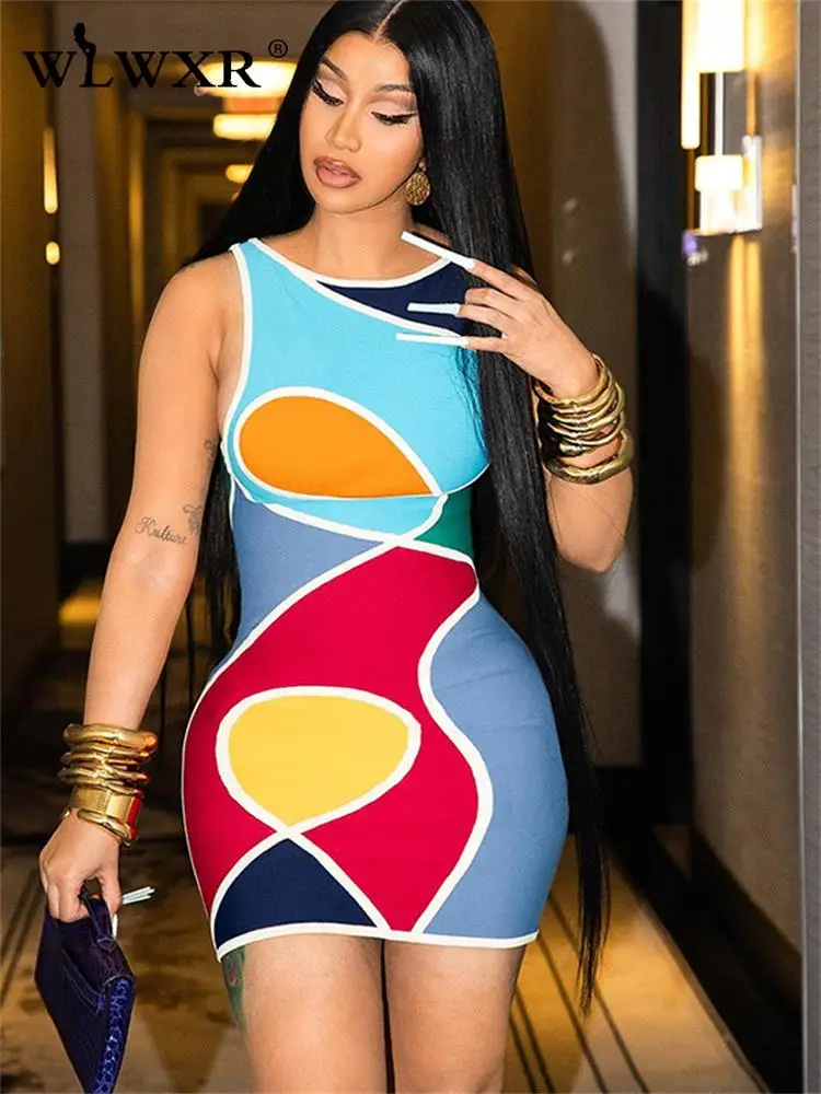 WLWXR Fall Fashion Blue Streetwear Dresses For Women 2022 O Neck Sleeveless Dress Panelled Bodycon 3D Print Mini Dress Female
WLWXR Fall Fashion Blue Streetwear Dresses For Women 2022 O Neck Sleeveless Dress Panelled Bodycon 3D Print Mini Dress Female