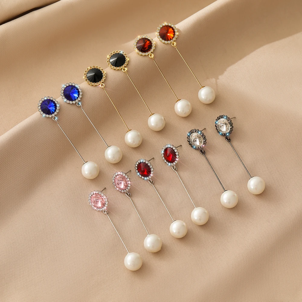 Korean Fashion Vintage Dynamic Imitation Pearl Earrings For Women 2023 Luxury Shiny Glass Jewelry New Long Eardrop Girls Jewelry
Korean Fashion Vintage Dynamic Imitation Pearl Earrings For Women 2023 Luxury Shiny Glass Jewelry New Long Eardrop Girls Jewelry